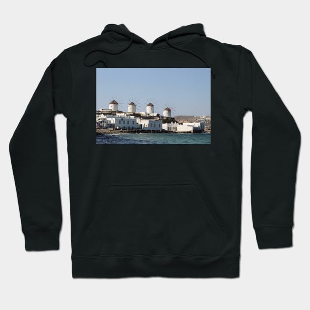 Mykonos Windmills Hoodie by simplythewest